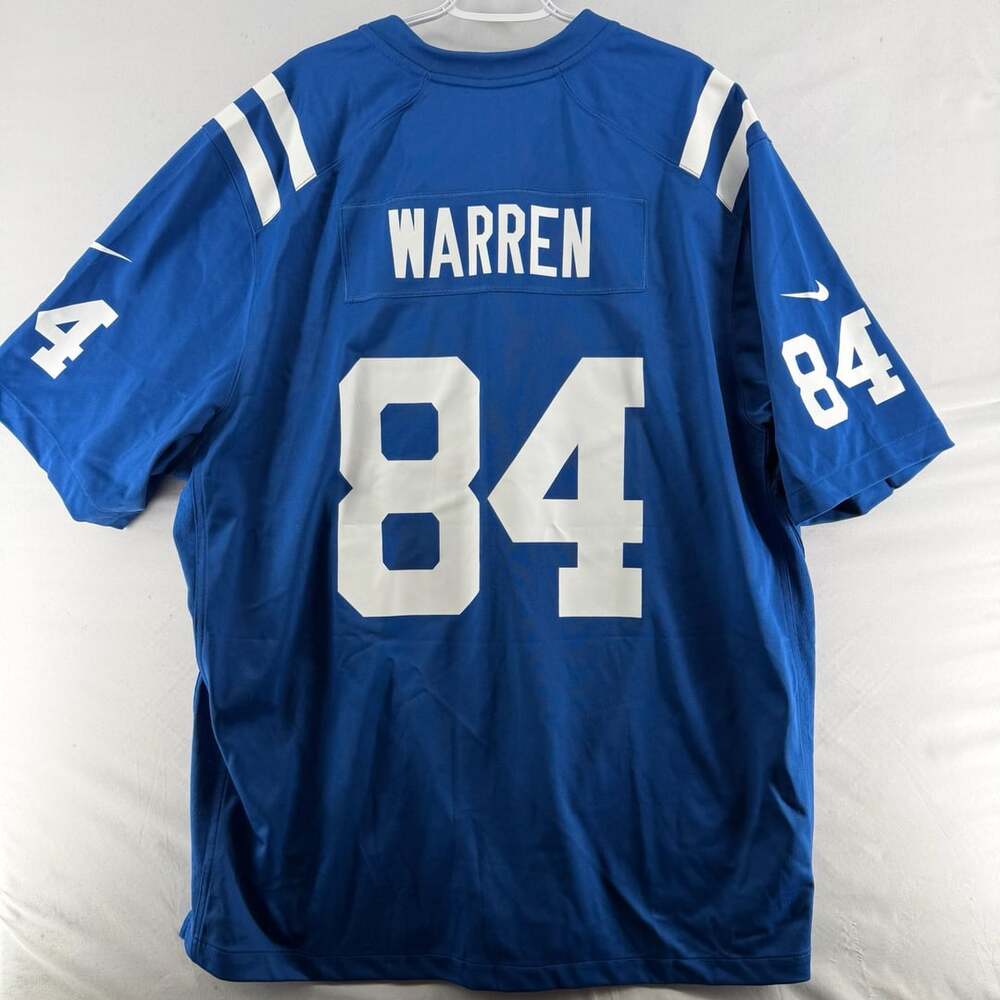 1527 Nike Tyler Warren Indianapolis Colts Game Jersey Size 3XL